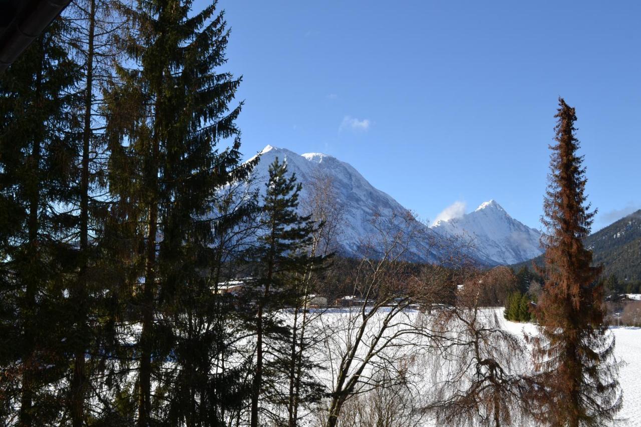 Andys Bergblick Daire Leutasch Dış mekan fotoğraf