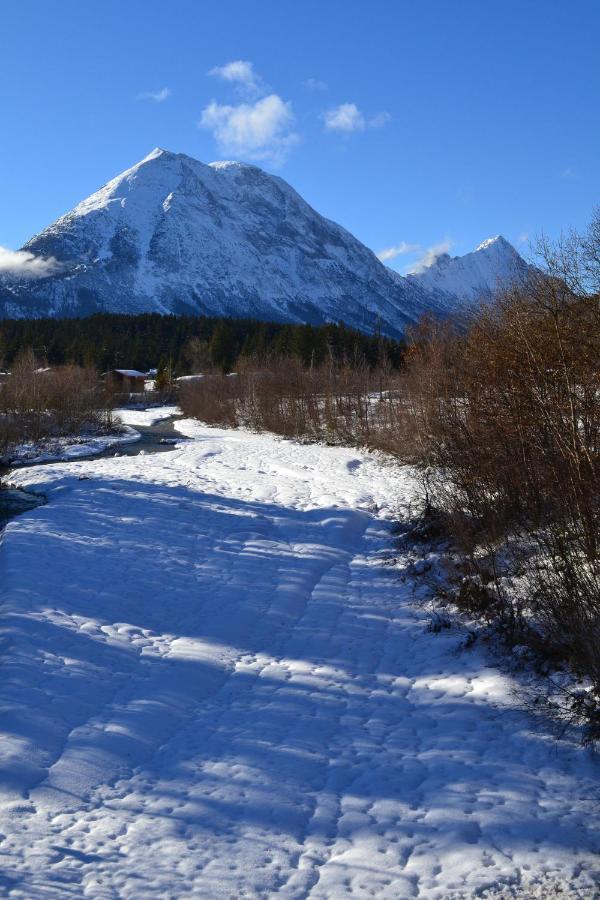Andys Bergblick Daire Leutasch Dış mekan fotoğraf