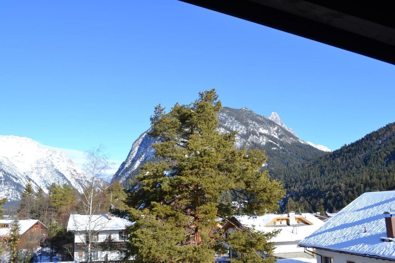 Andys Bergblick Daire Leutasch Dış mekan fotoğraf
